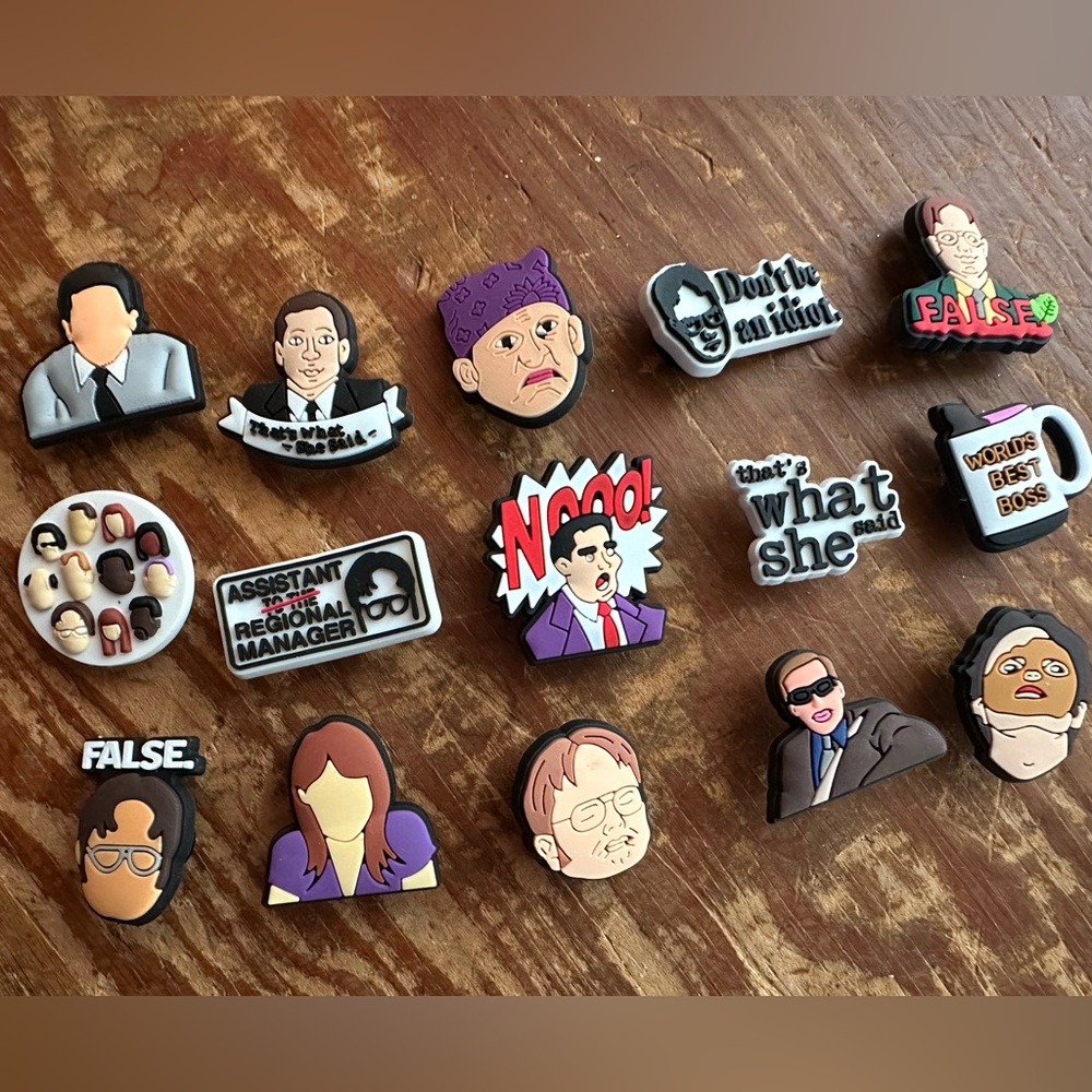 The Office-Themed Crocs Charms